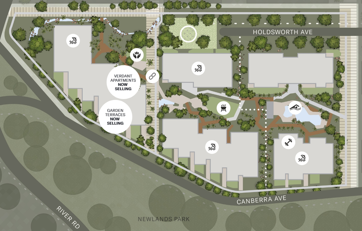 Masterplan The Newlands Apartments & Garden Terraces Now Selling